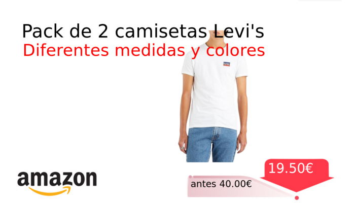 Pack de 2 camisetas Levi's