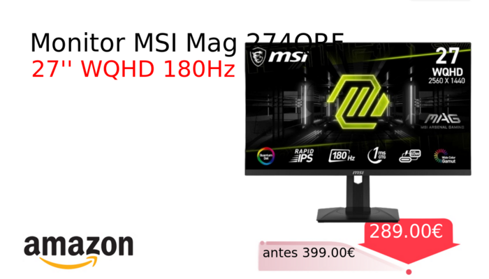 Monitor MSI Mag 274QRF