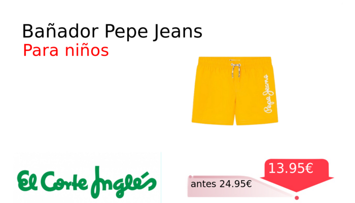 Bañador Pepe Jeans