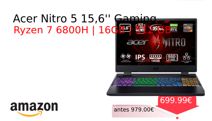 Acer Nitro 5 15,6'' Gaming