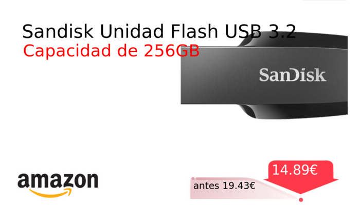 Sandisk Unidad Flash USB 3.2