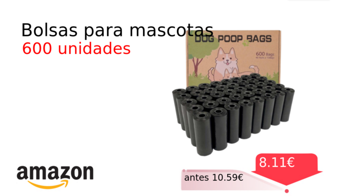 Bolsas para mascotas