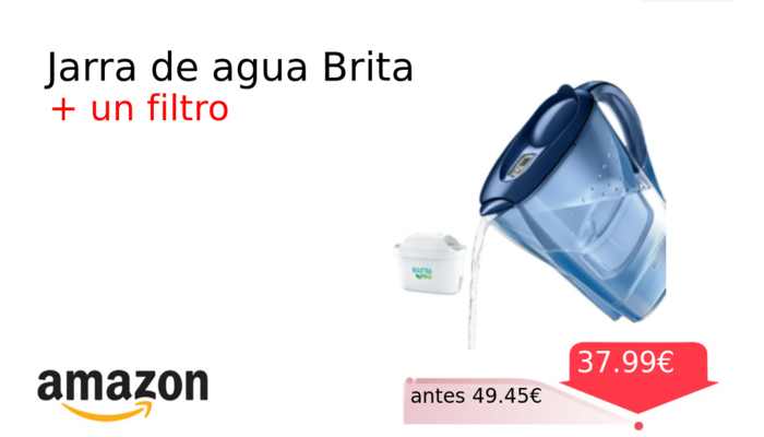 Jarra de agua Brita