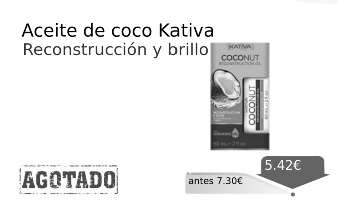 Aceite de coco Kativa