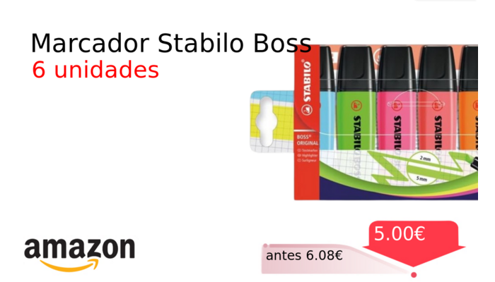 Marcador Stabilo Boss