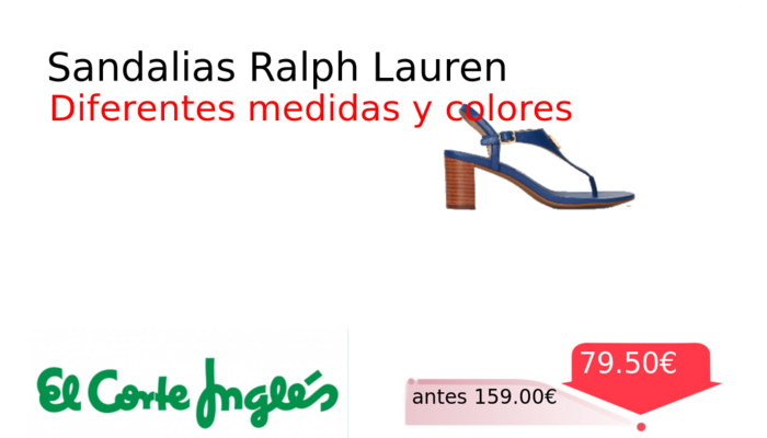 Sandalias Ralph Lauren