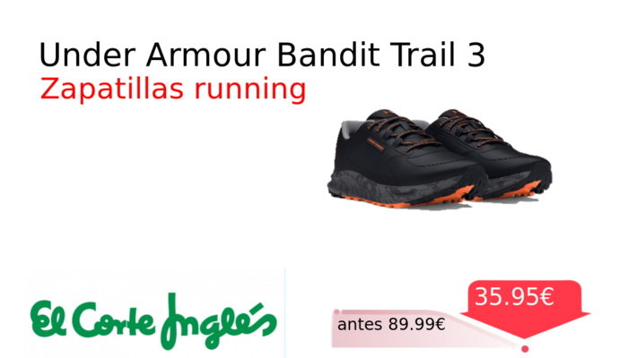 Under Armour Bandit Trail 3