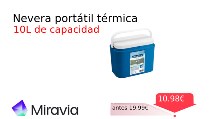 Nevera portátil térmica