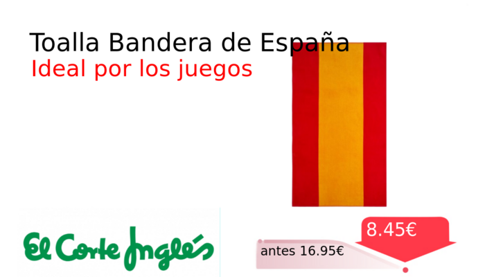 Toalla Bandera de España