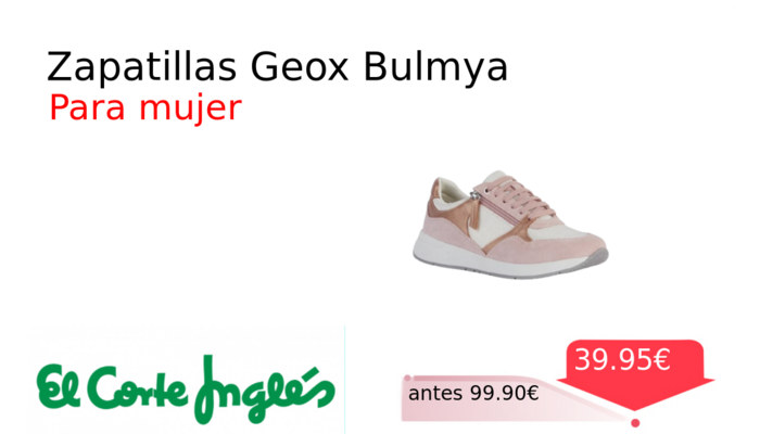 Zapatillas Geox Bulmya