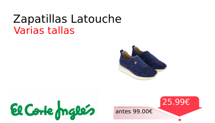 Zapatillas Latouche