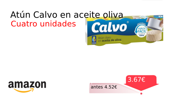 Atún Calvo en aceite oliva