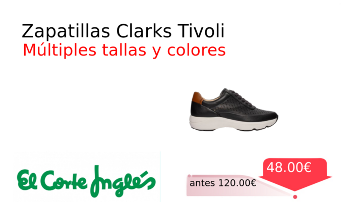 Zapatillas Clarks Tivoli 