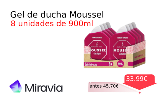 Gel de ducha Moussel