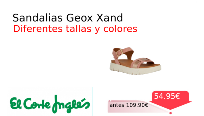 Sandalias Geox Xand