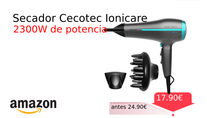 Secador Cecotec Ionicare