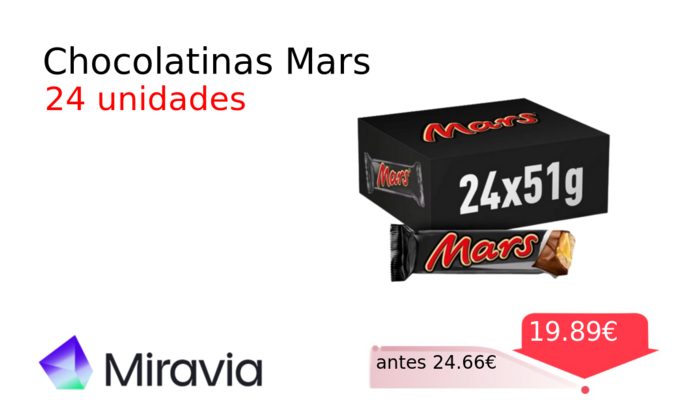 Chocolatinas Mars