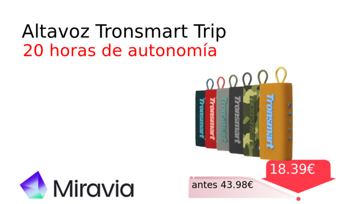 Altavoz Tronsmart Trip