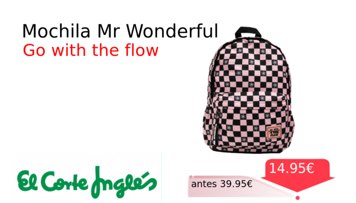 Mochila Mr Wonderful