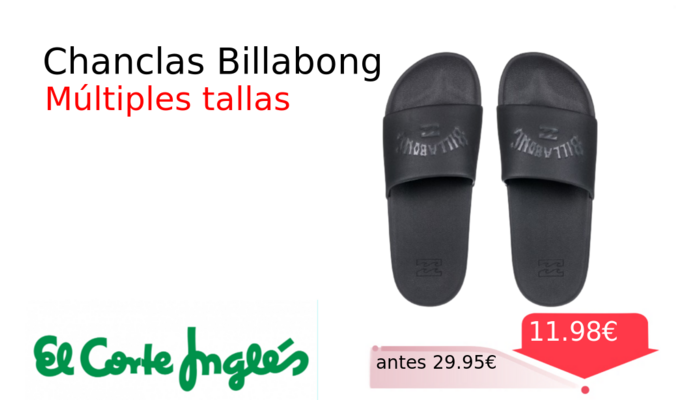 Chanclas Billabong