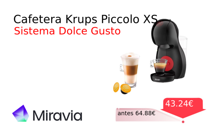 Cafetera Krups Piccolo XS