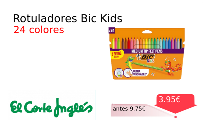 Rotuladores Bic Kids