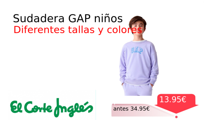 Sudadera GAP niños