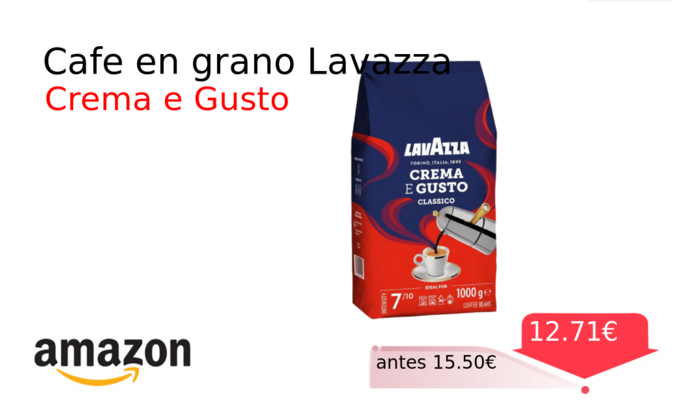 Cafe en grano Lavazza