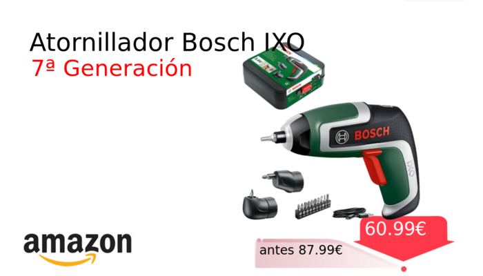 Atornillador Bosch IXO