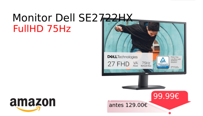 Monitor Dell SE2722HX