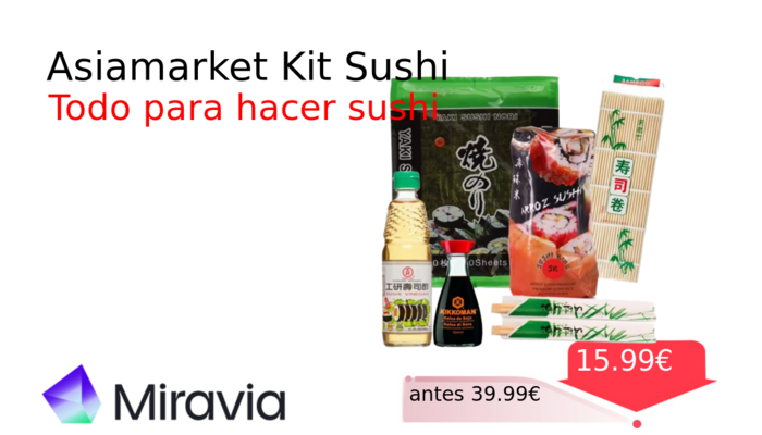 Asiamarket Kit Sushi