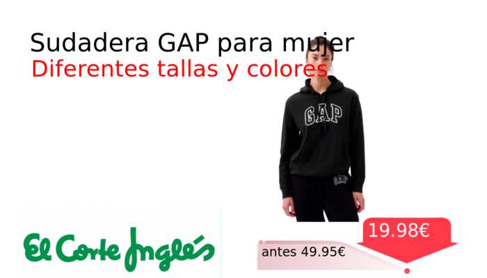 Sudadera GAP para mujer