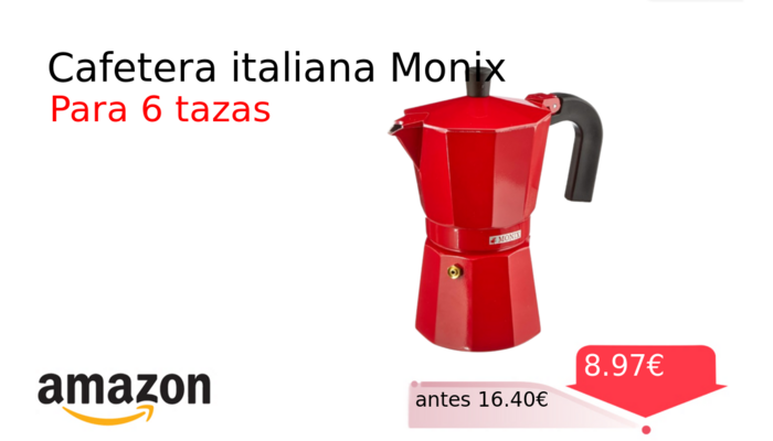 Cafetera italiana Monix