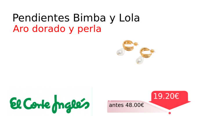 Pendientes Bimba y Lola