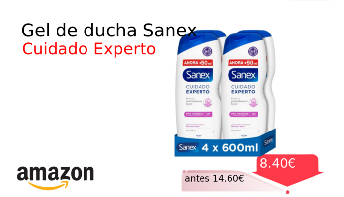 Gel de ducha Sanex