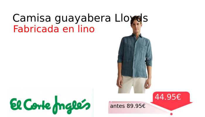 Camisa guayabera Lloyds