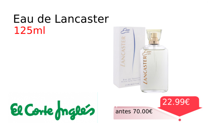 Eau de Lancaster