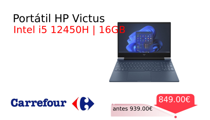 Portátil HP Victus