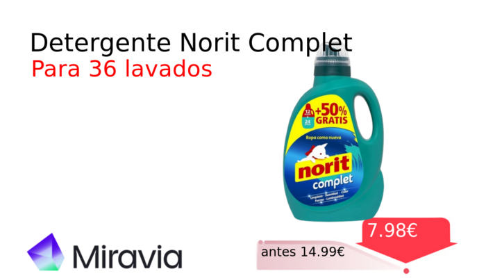 Detergente Norit Complet