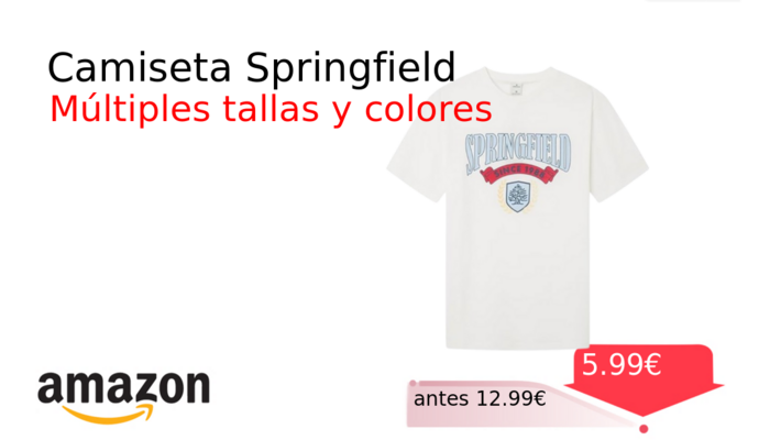 Camiseta Springfield