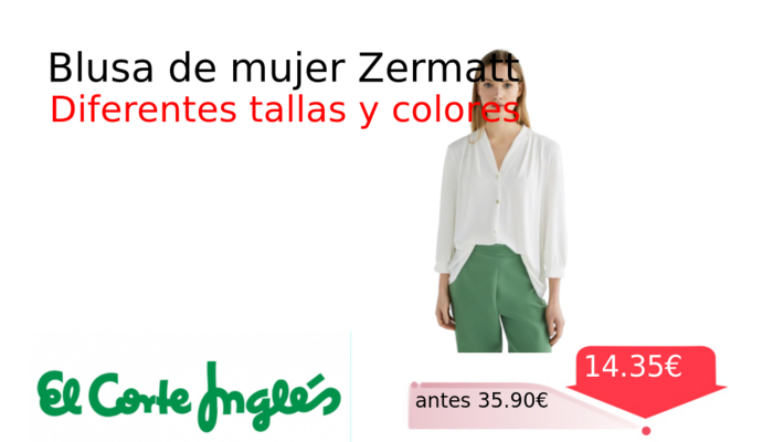 Blusa de mujer Zermatt