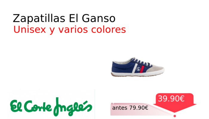 Zapatillas El Ganso