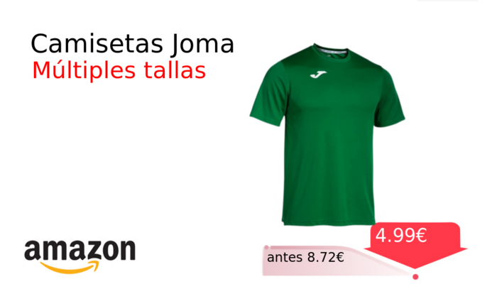 Camisetas Joma