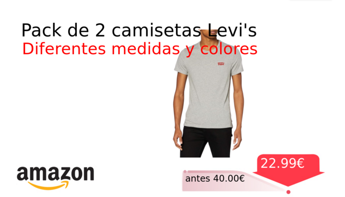 Pack de 2 camisetas Levi's