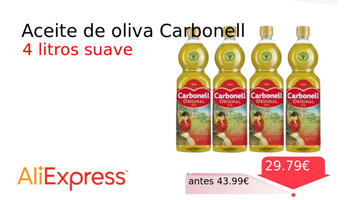 Aceite de oliva Carbonell