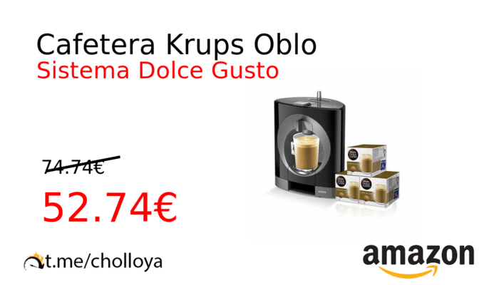 Cafetera Krups Oblo