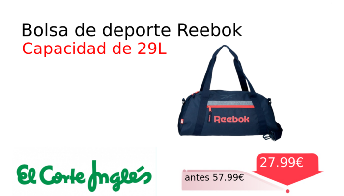 Bolsa de deporte Reebok