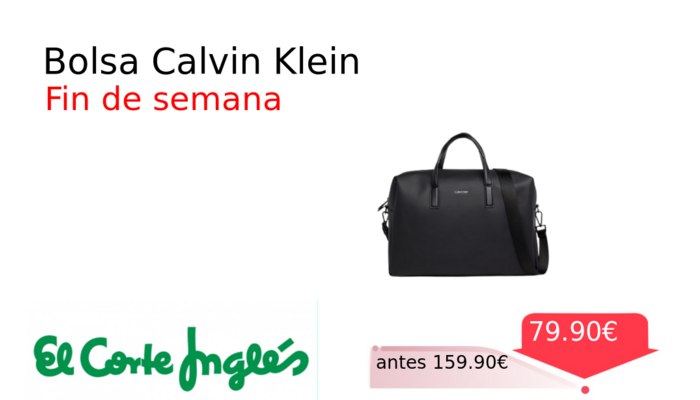 Bolsa Calvin Klein