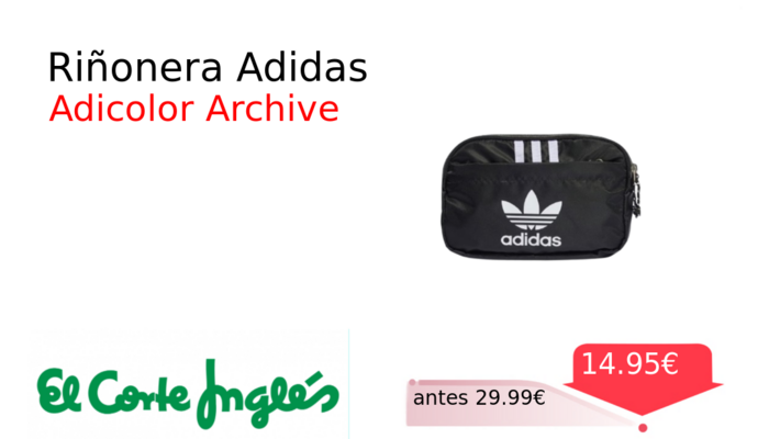 Riñonera Adidas