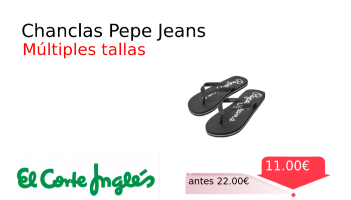 Chanclas Pepe Jeans